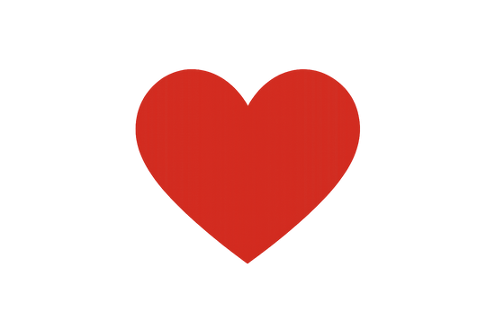 icone de coeur rouge