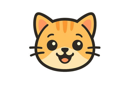 icone d'un chaton heureux